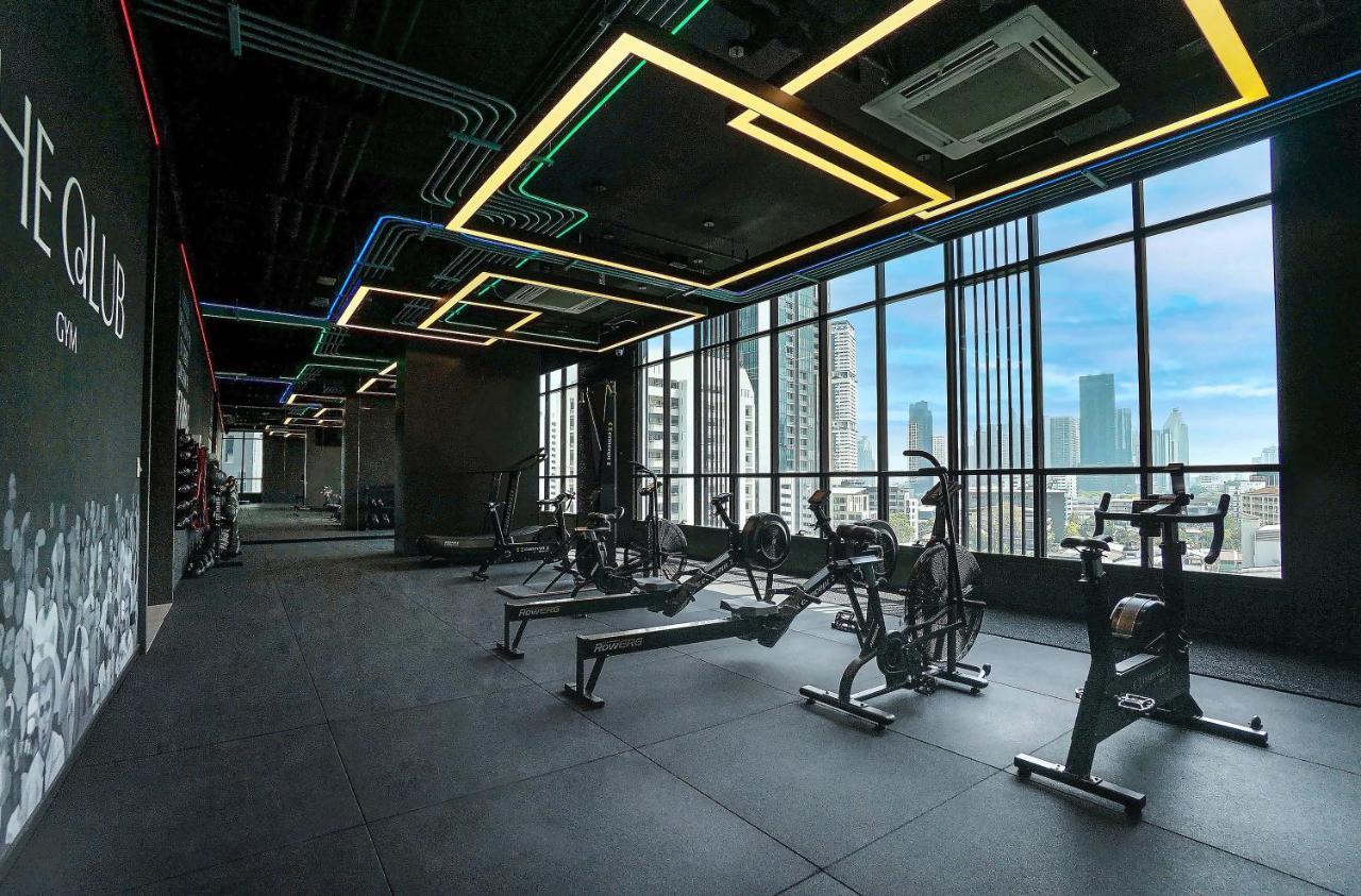 Silq Hotel & Residence, Managed By The Ascott Limited Банкок Екстериор снимка The gym at the 10th floor